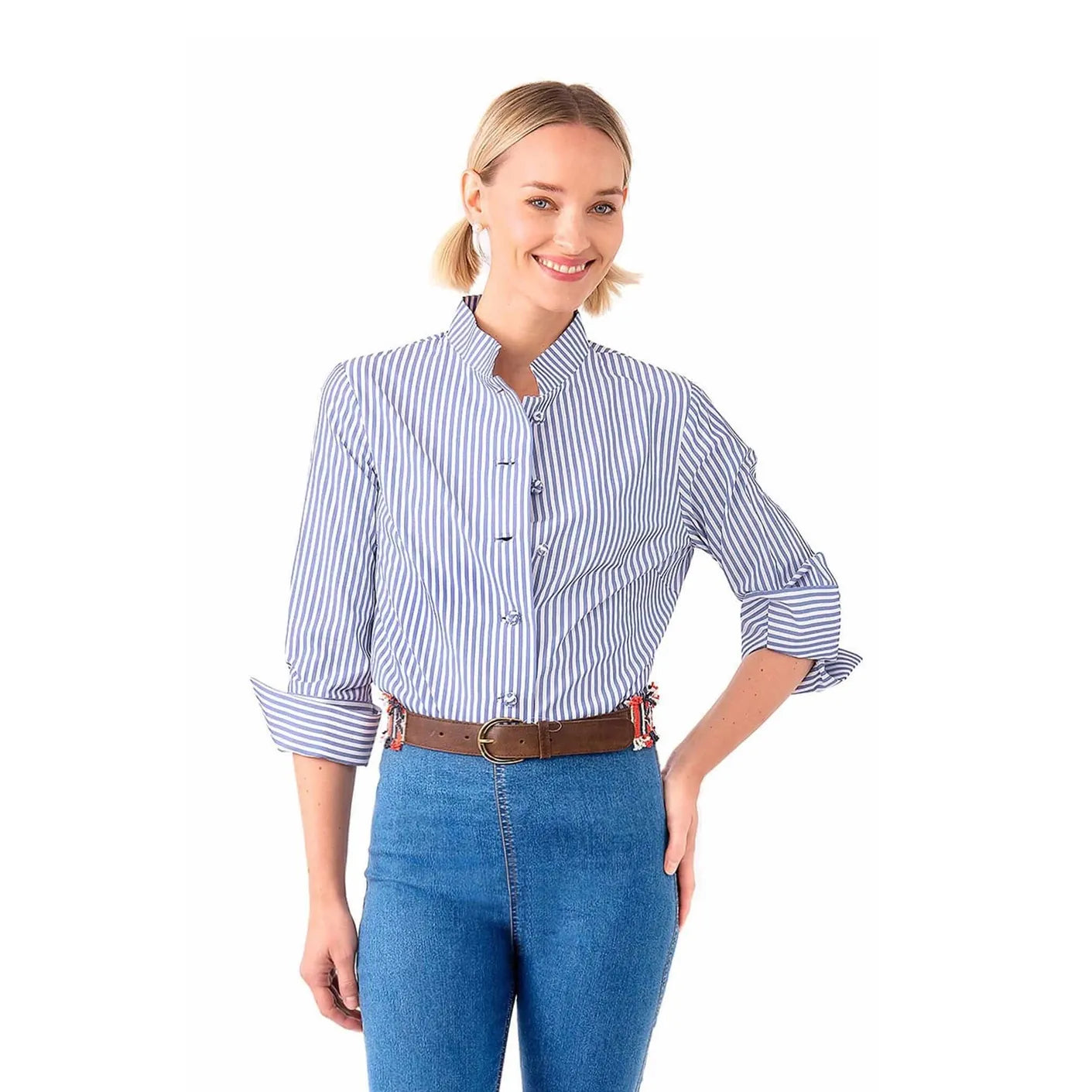 Forget Me Knot Tunic (blue stripe)