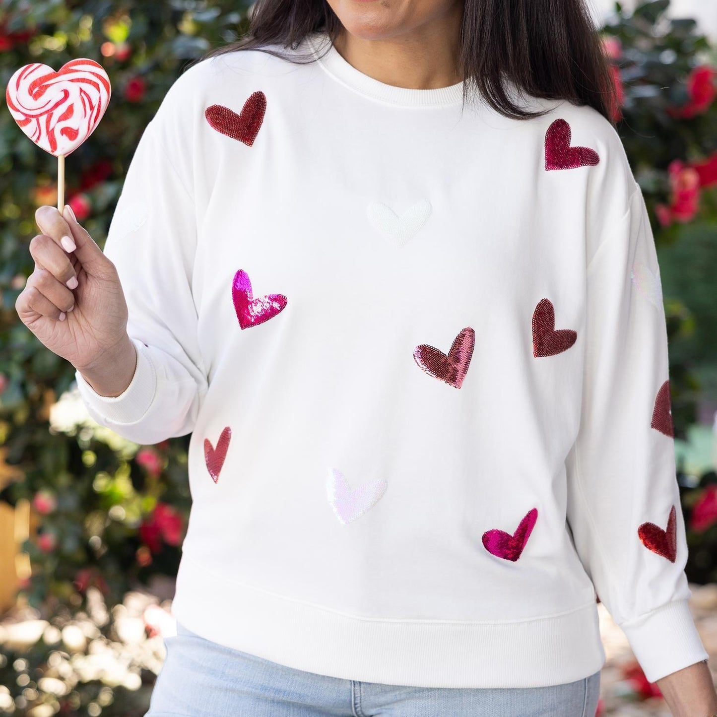 Valentine Hearts Sweatshirt