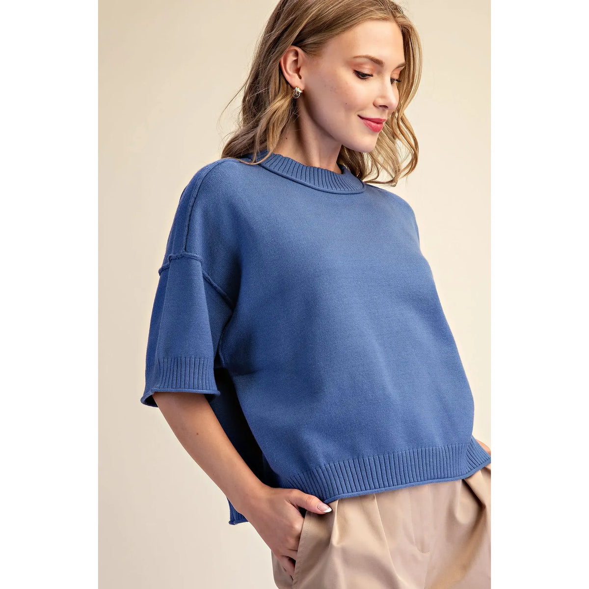 Taylor Knit Top (Slate)