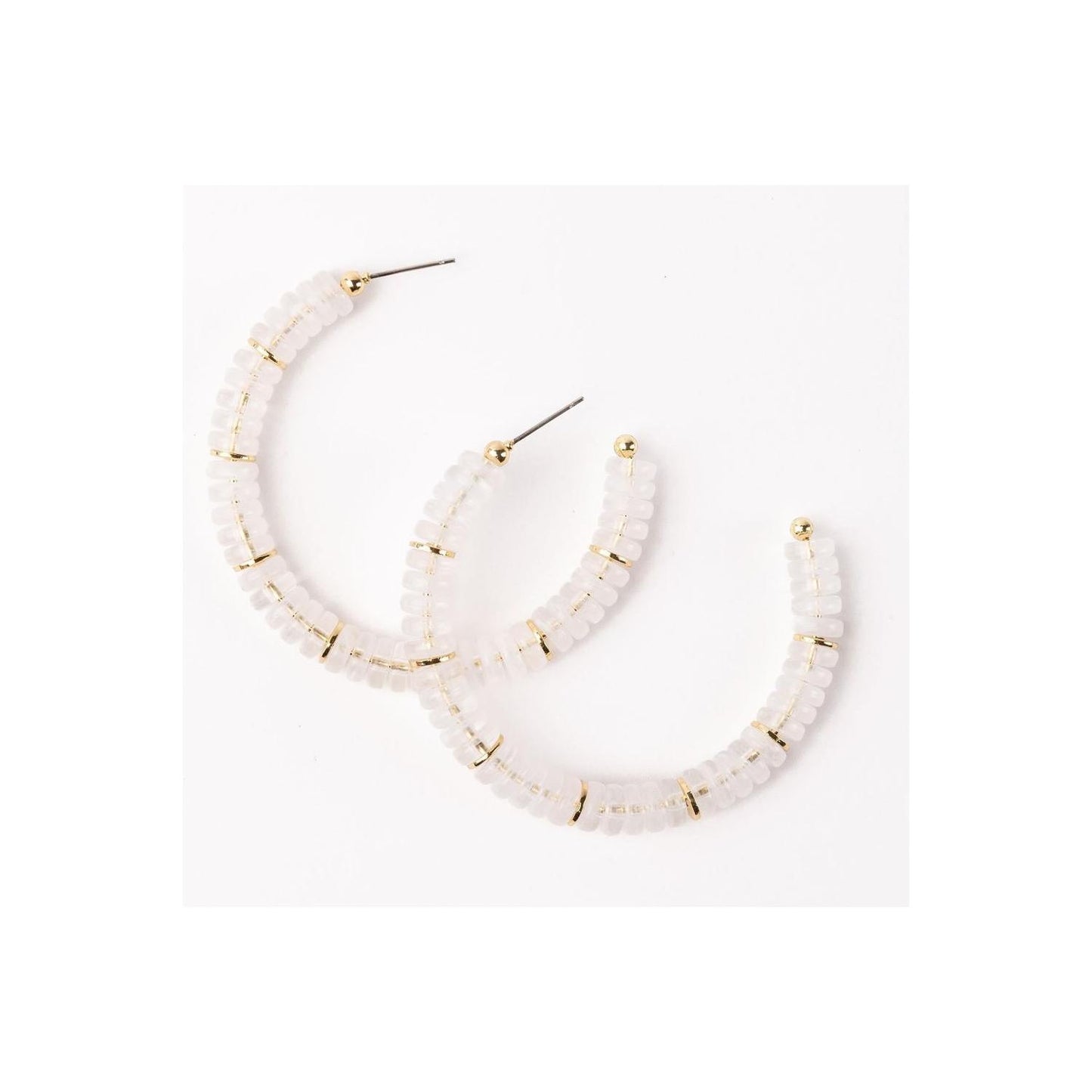 Olivia Earrings - White