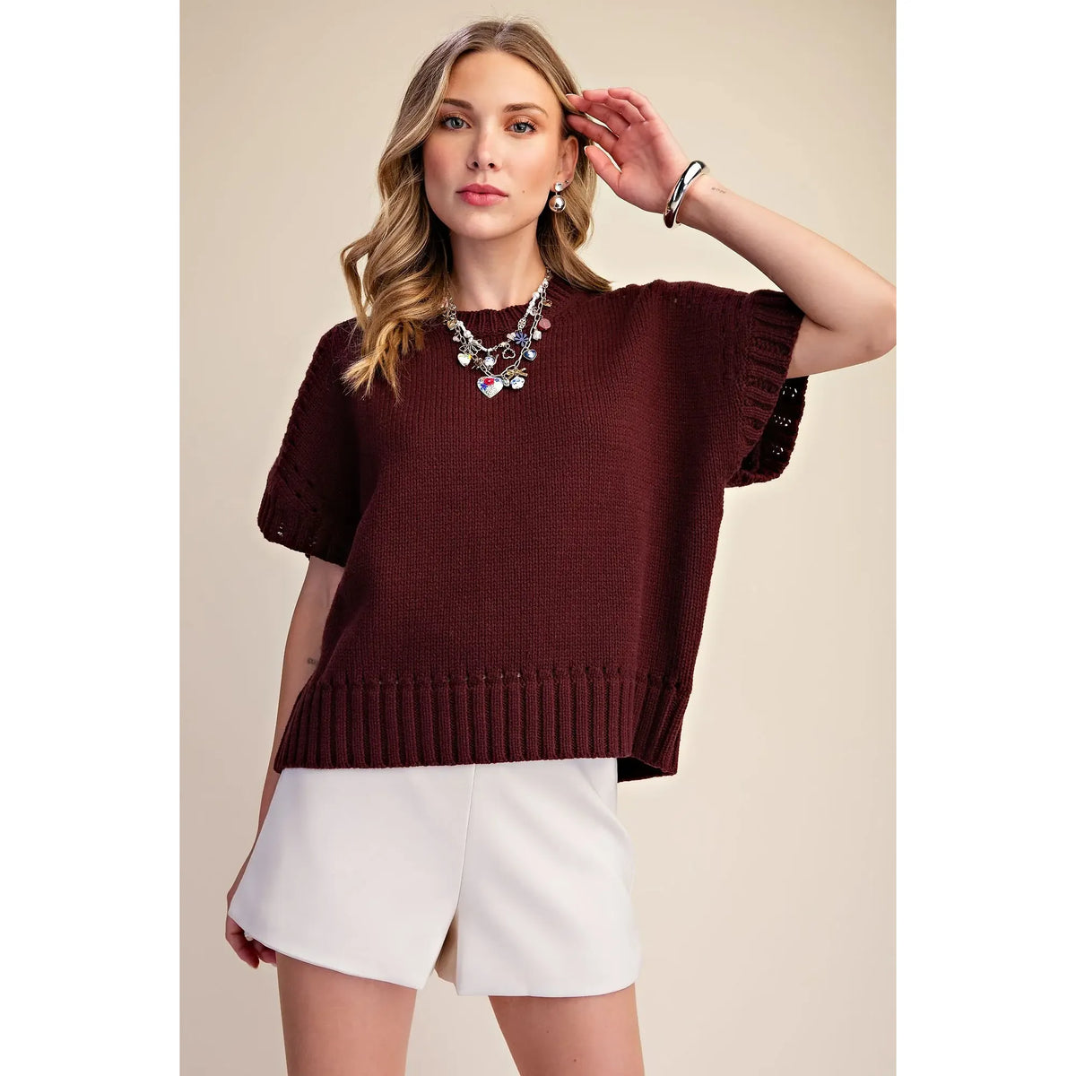 Chestnut Knit Pullover