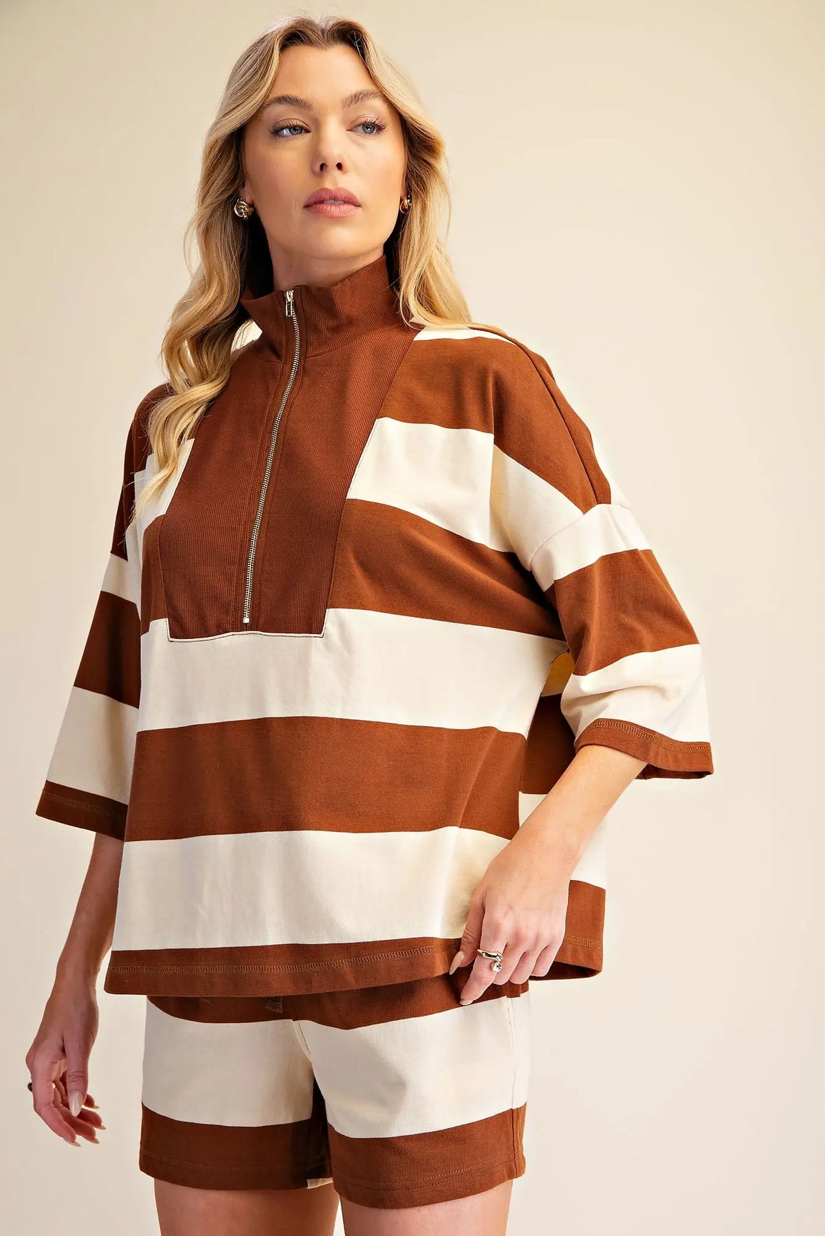 Monica Knit Top (brown)