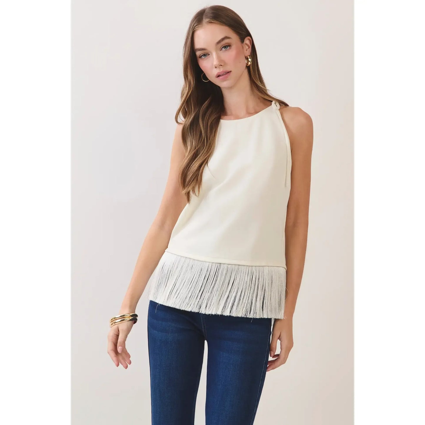 Reba Fringe Top