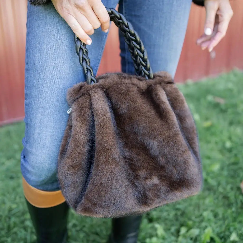Faux Fur Handbag