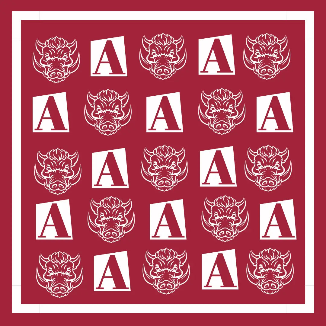 Arkansas Game Day Scarf