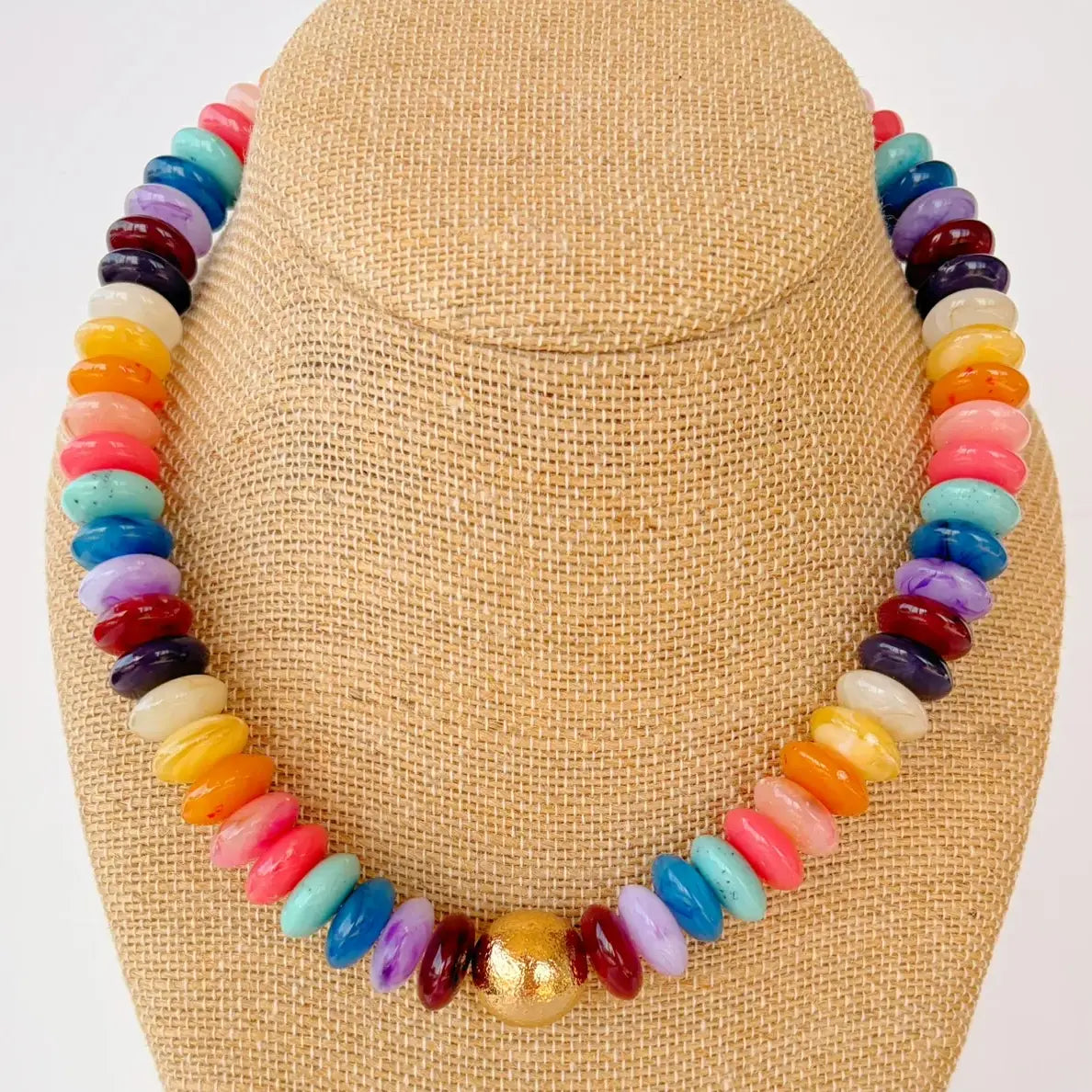 Multi Rondelle Necklace