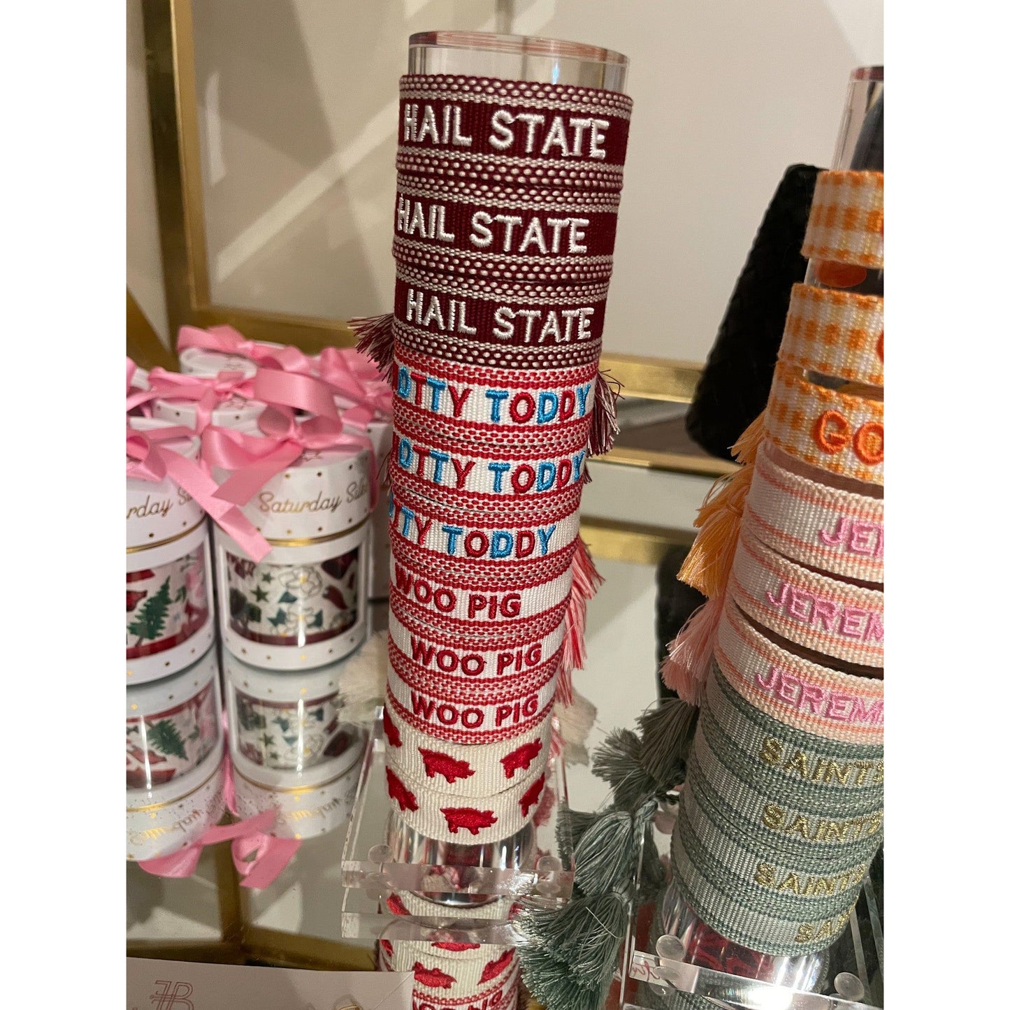 Hail State Woven Bracelet