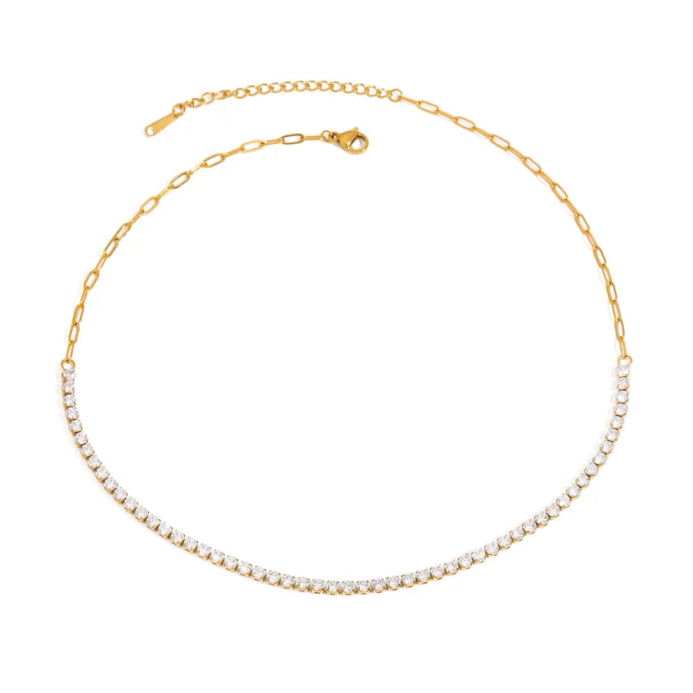 Monaco Tennis Chain Necklace