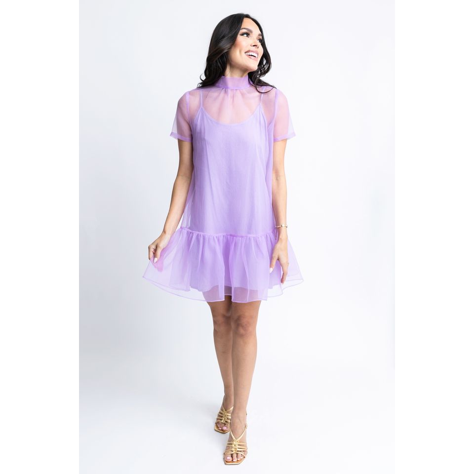 Orchid Organza Dress