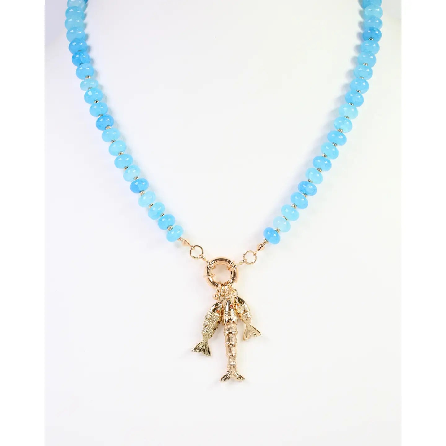 Saranac Marble Beaded Necklace