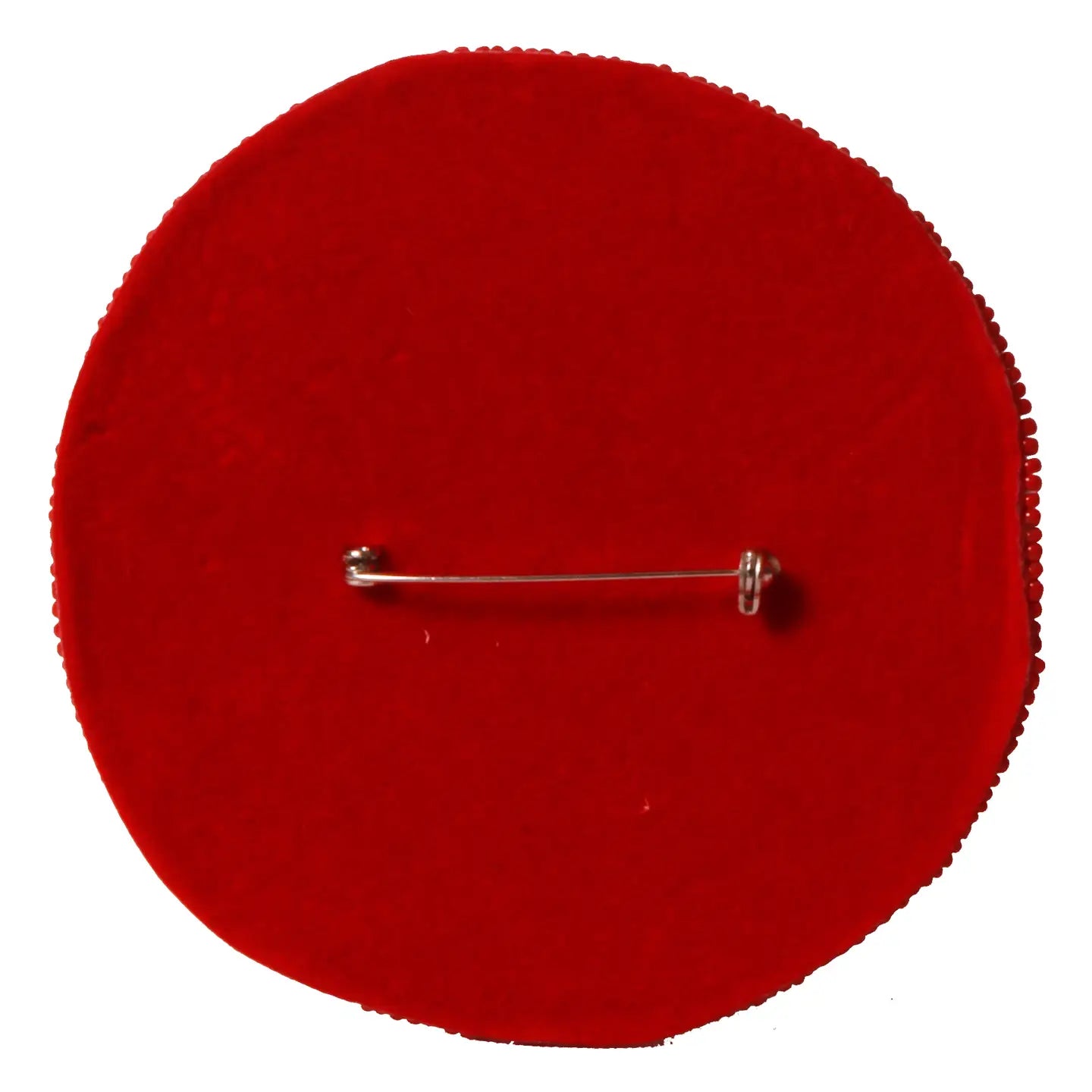 woo pig beaded button