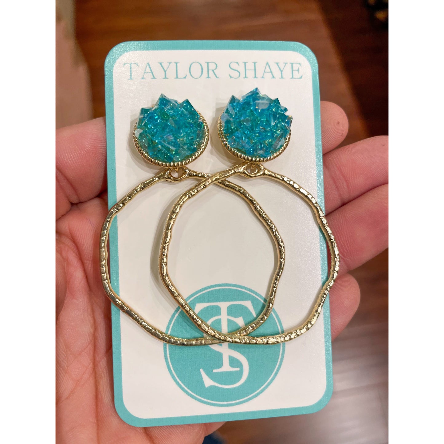 Glitter Stone Earrings