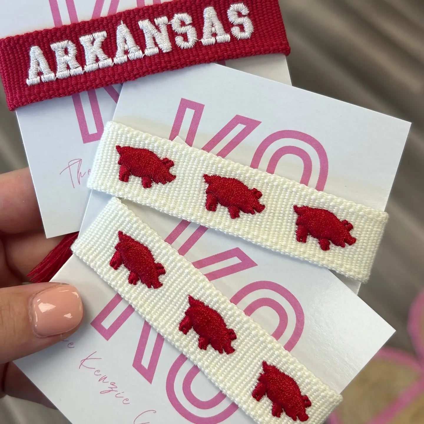 Three Little Pigs Woven Bracelet