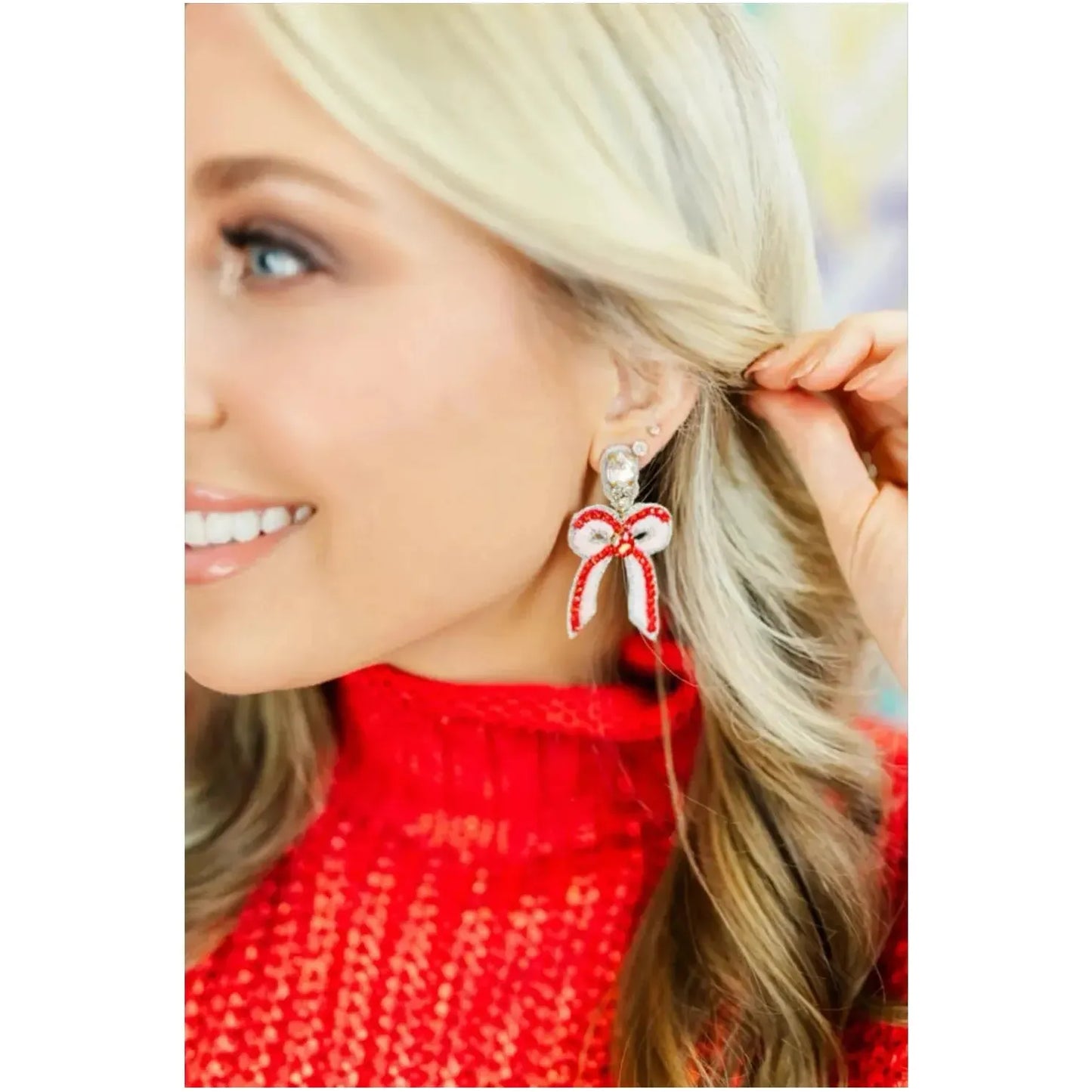 Valentine Bow Earrings