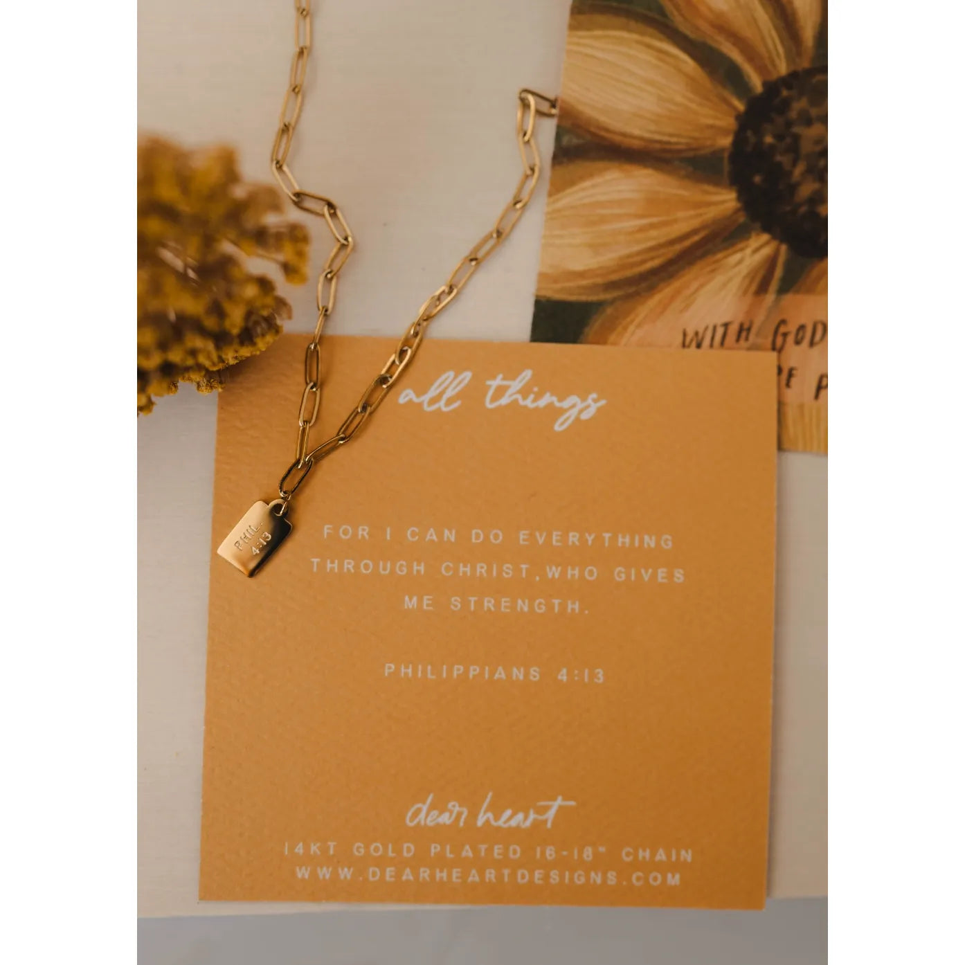 All Things Mini Tag Necklace