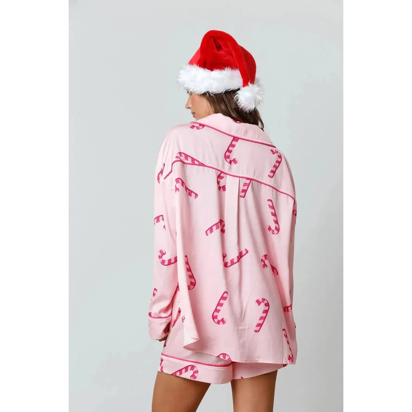 Candy Cane Lane Pajama Top