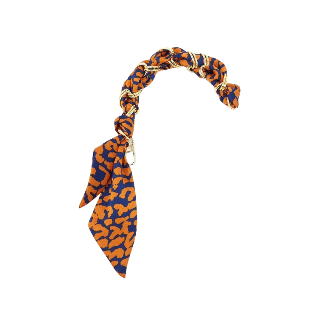 Scarf Chain: Orange Spot