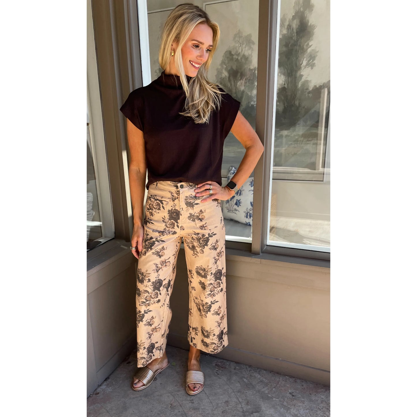 Natalie Floral Pants