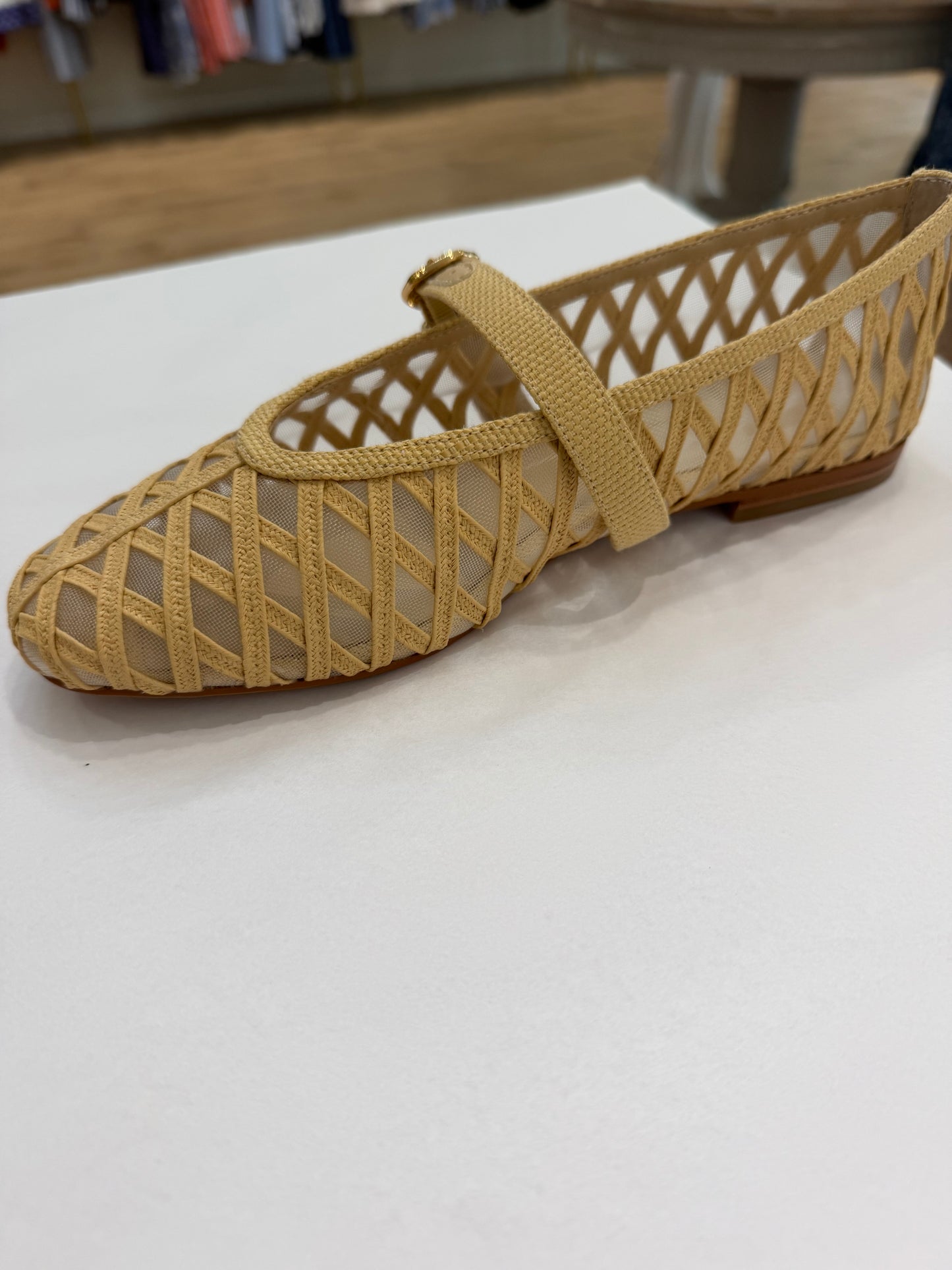 Bodey Flats - Natural Raffia