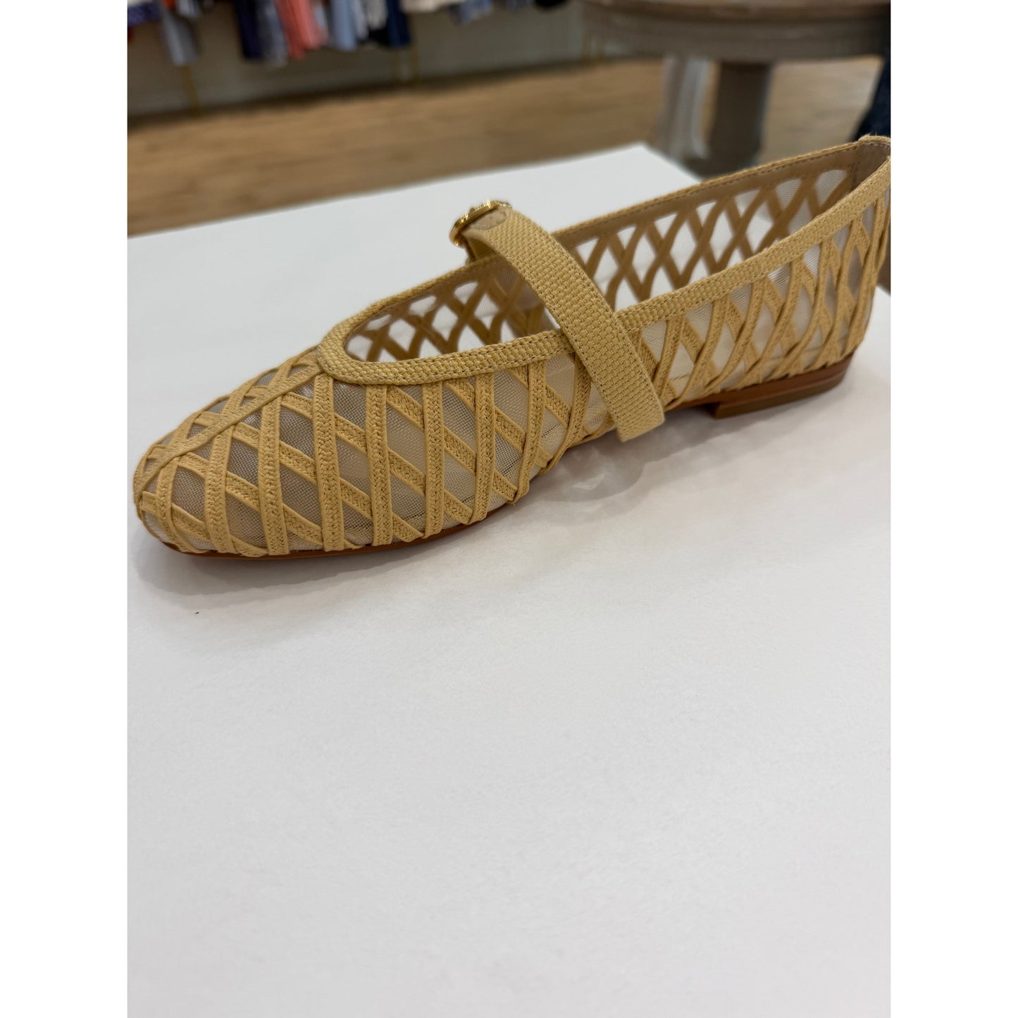 Bodey Flats - Natural Raffia