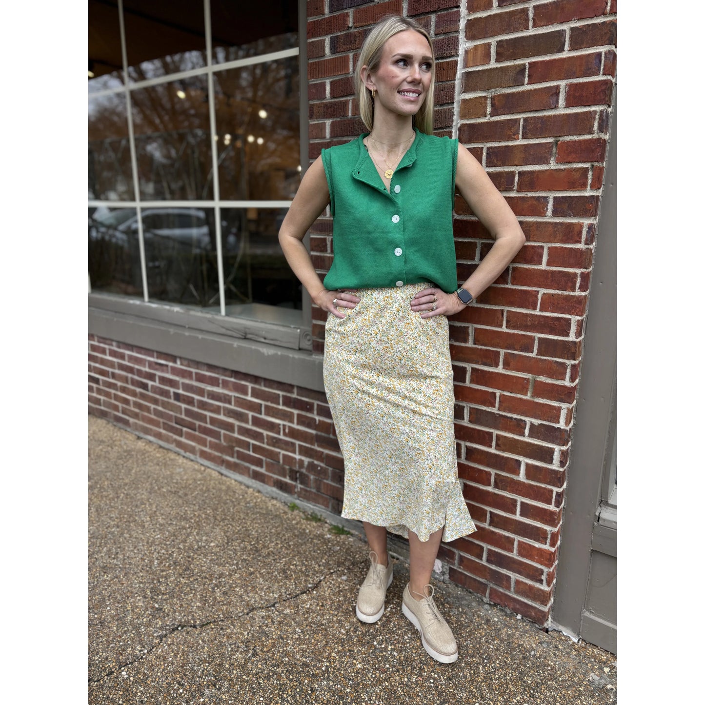 Leigh Floral Skirt