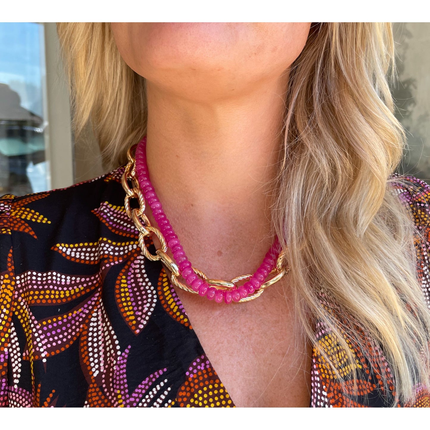 Gold Twisted Necklace