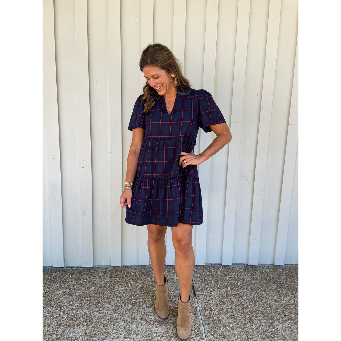 Holbrook Plaid Dress