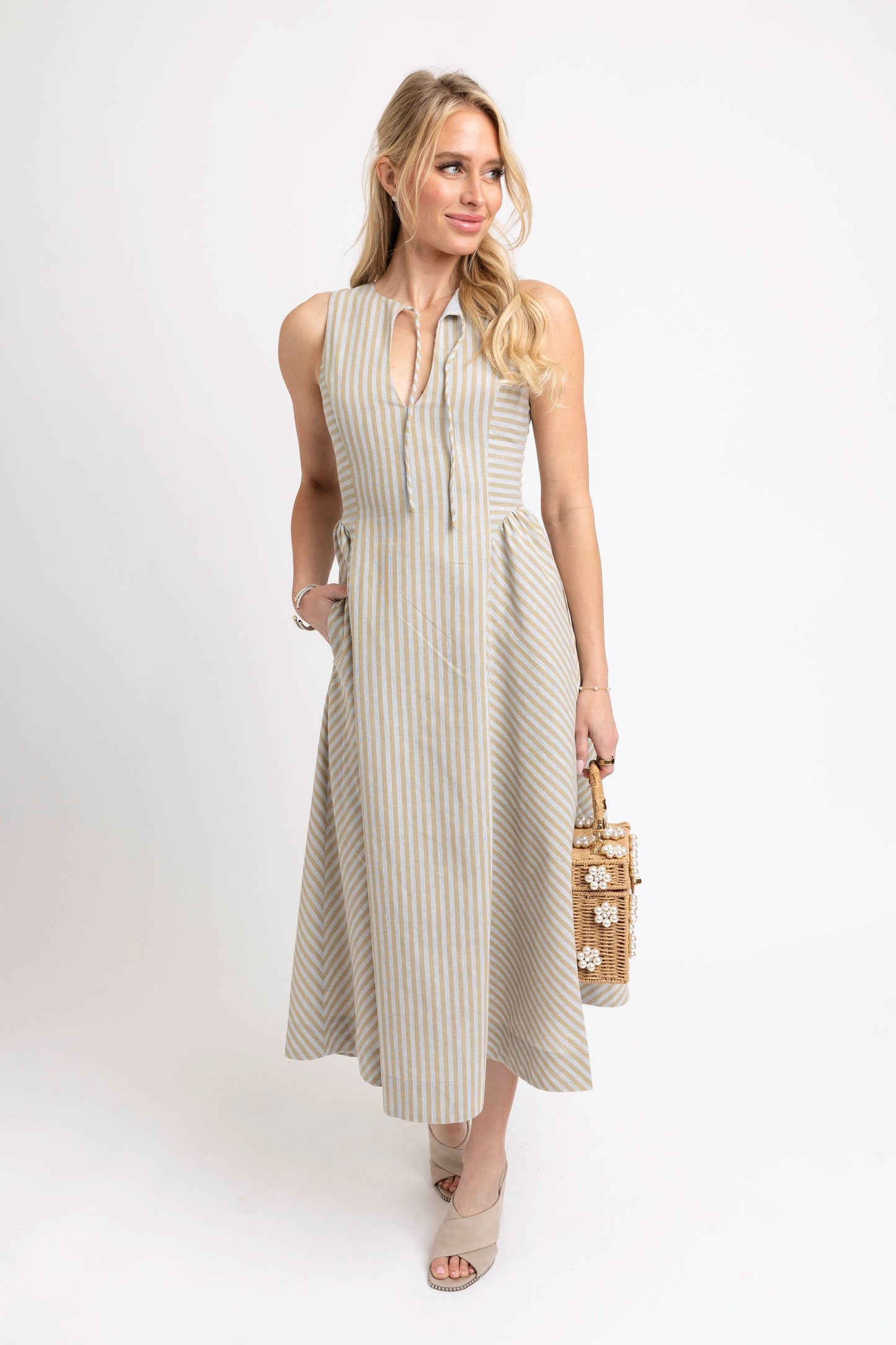 Leonora Linen Dres