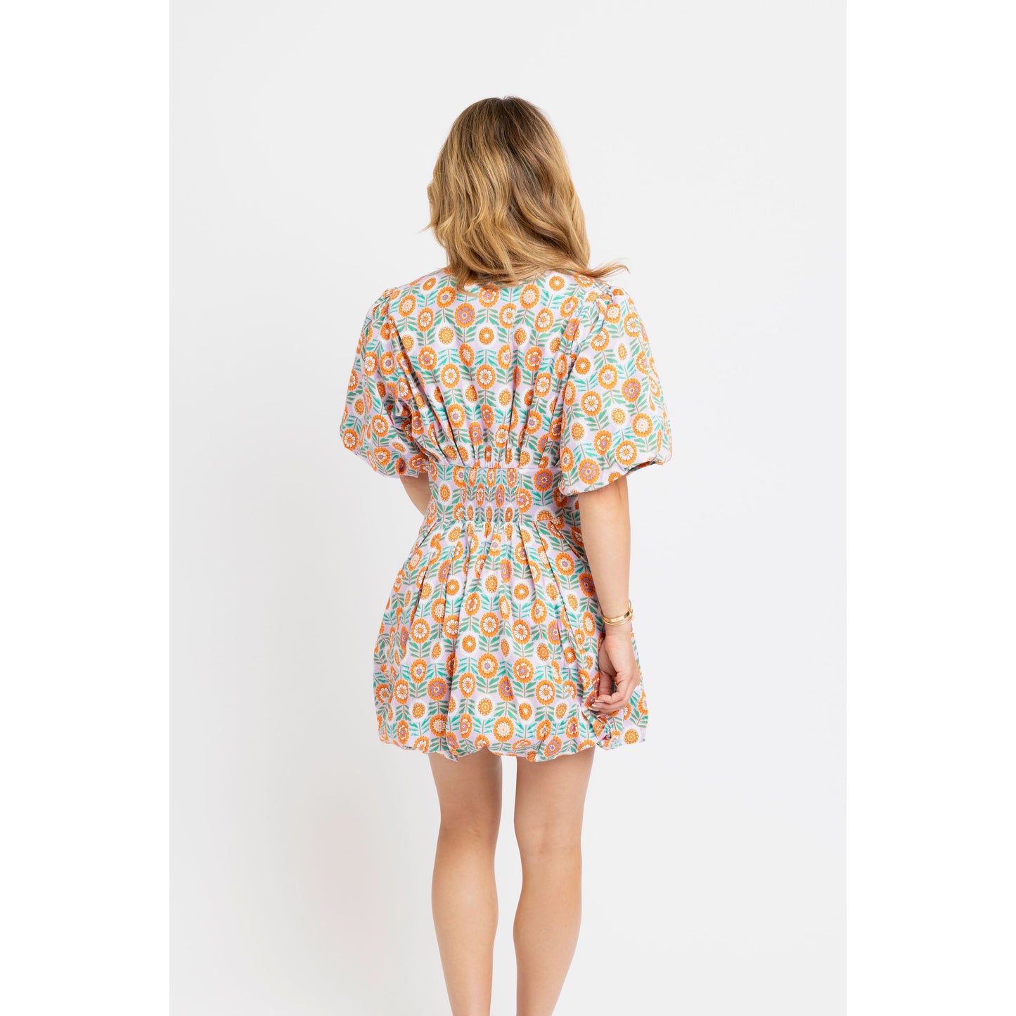 Flora Bubble Hem Dress