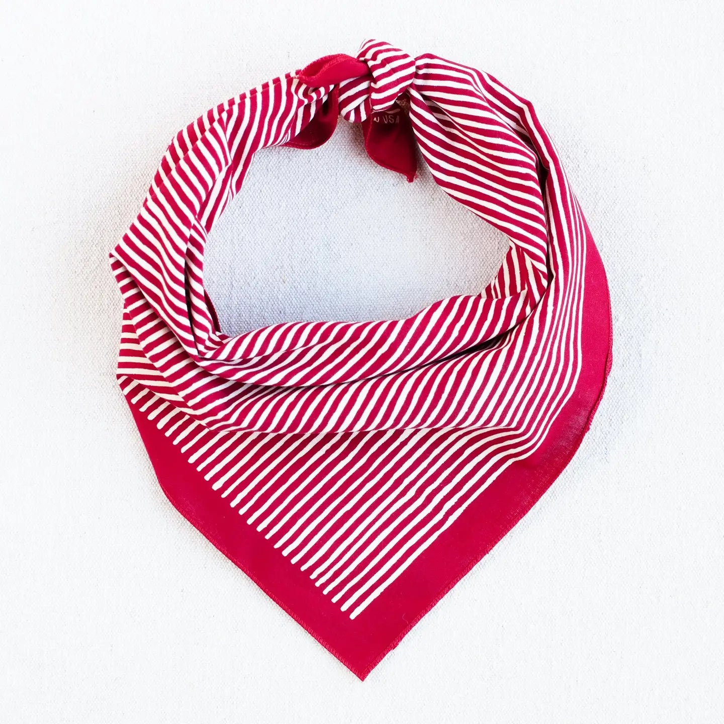 Red Stripe Bandana