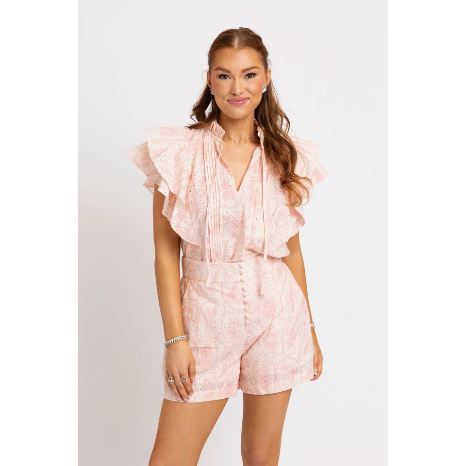 Celine Eyelet Blouse