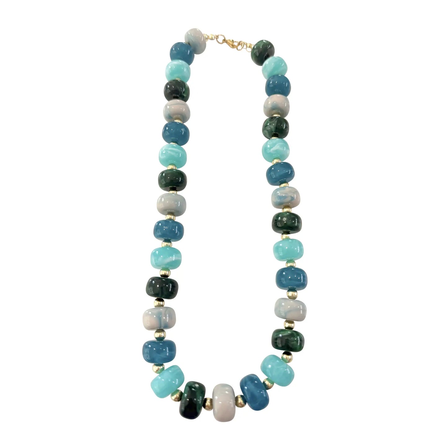 Kenny Necklace (Blue Mix)