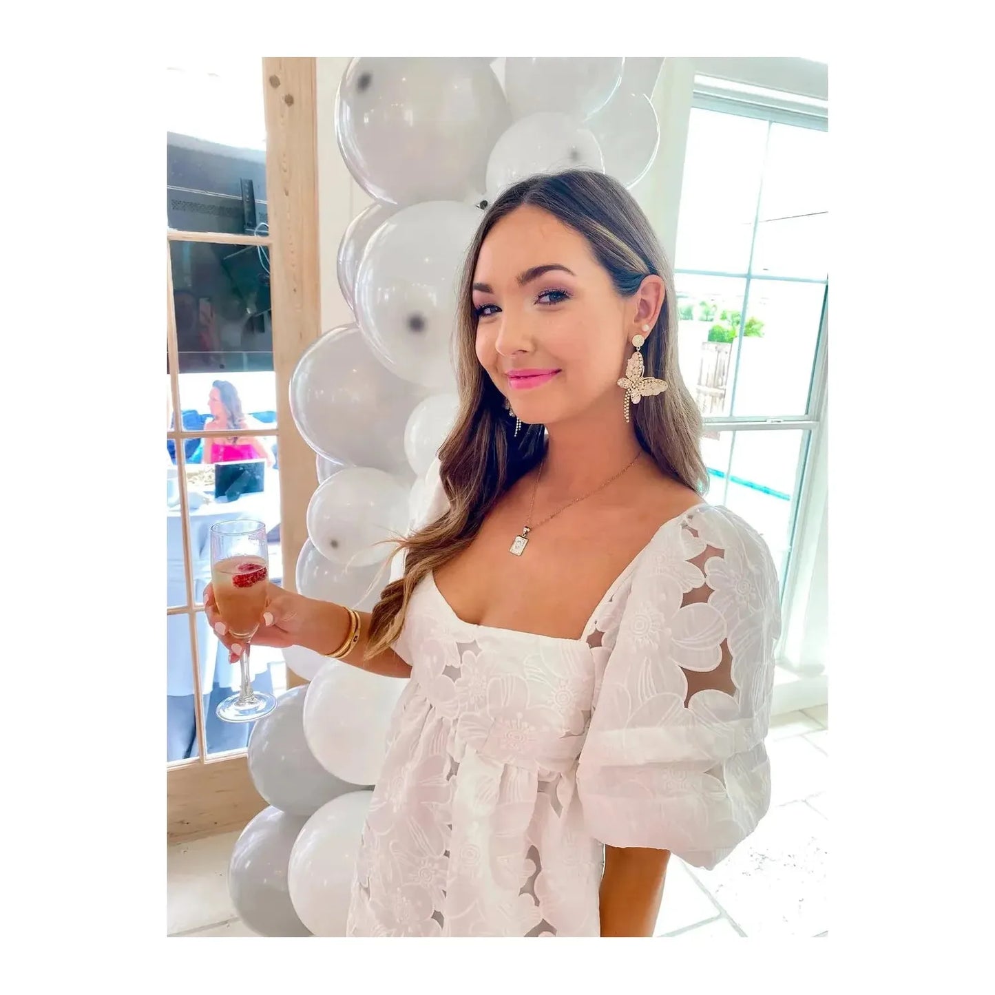 Butterfly Drop Earrings