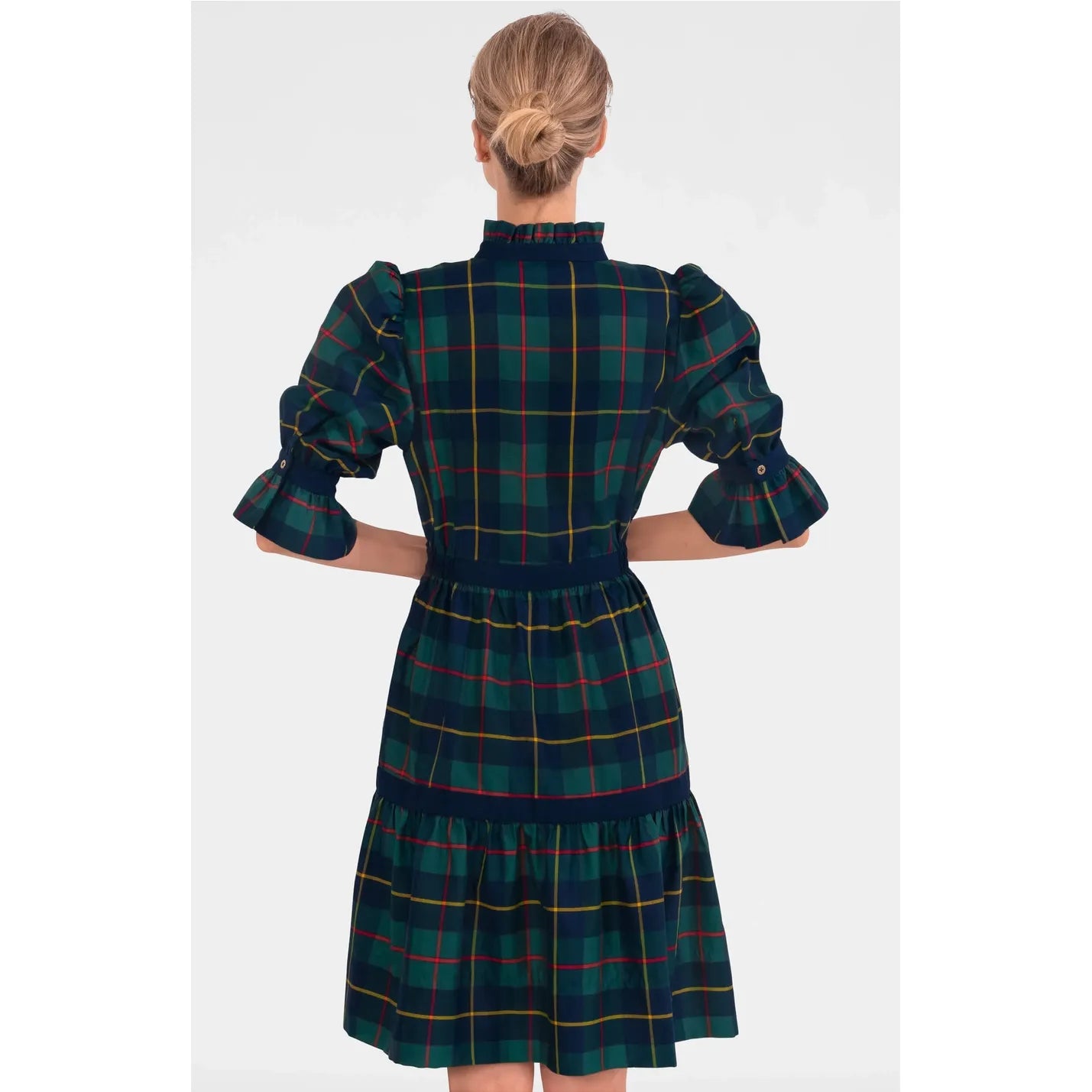 Blair Plaid Tiered Dress