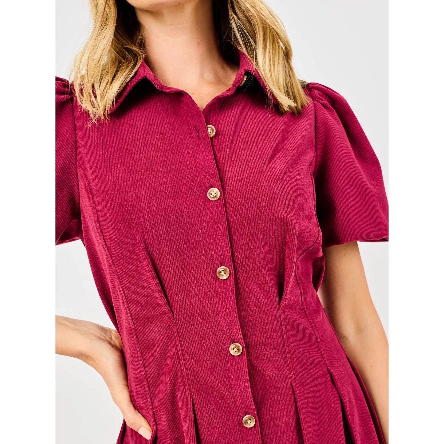 Rory Dress (Red Plum)
