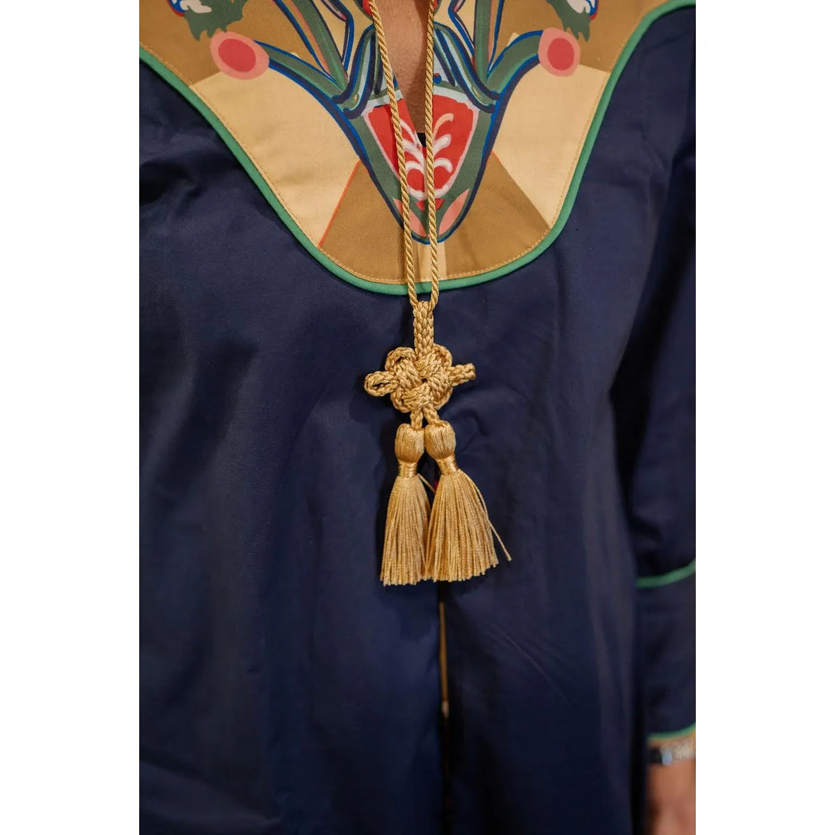 Connie Rope Tassel Necklace (Gold)