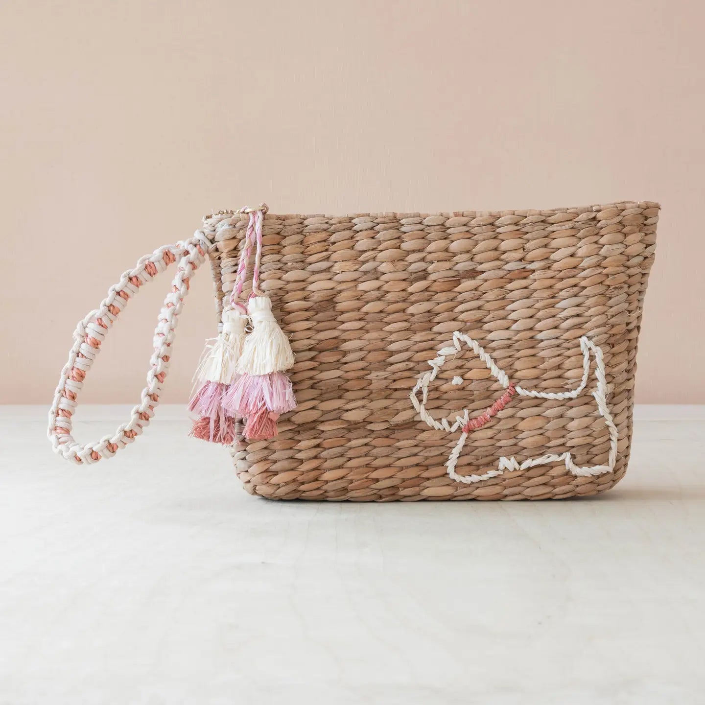 Mini Woven Wristlet: Scottie