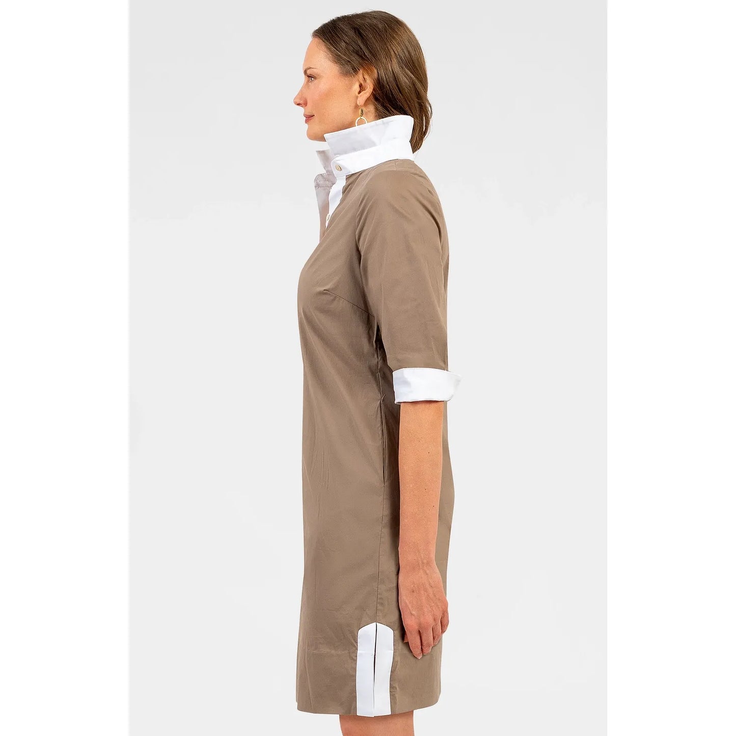 Cotton Shirt Tail Dress