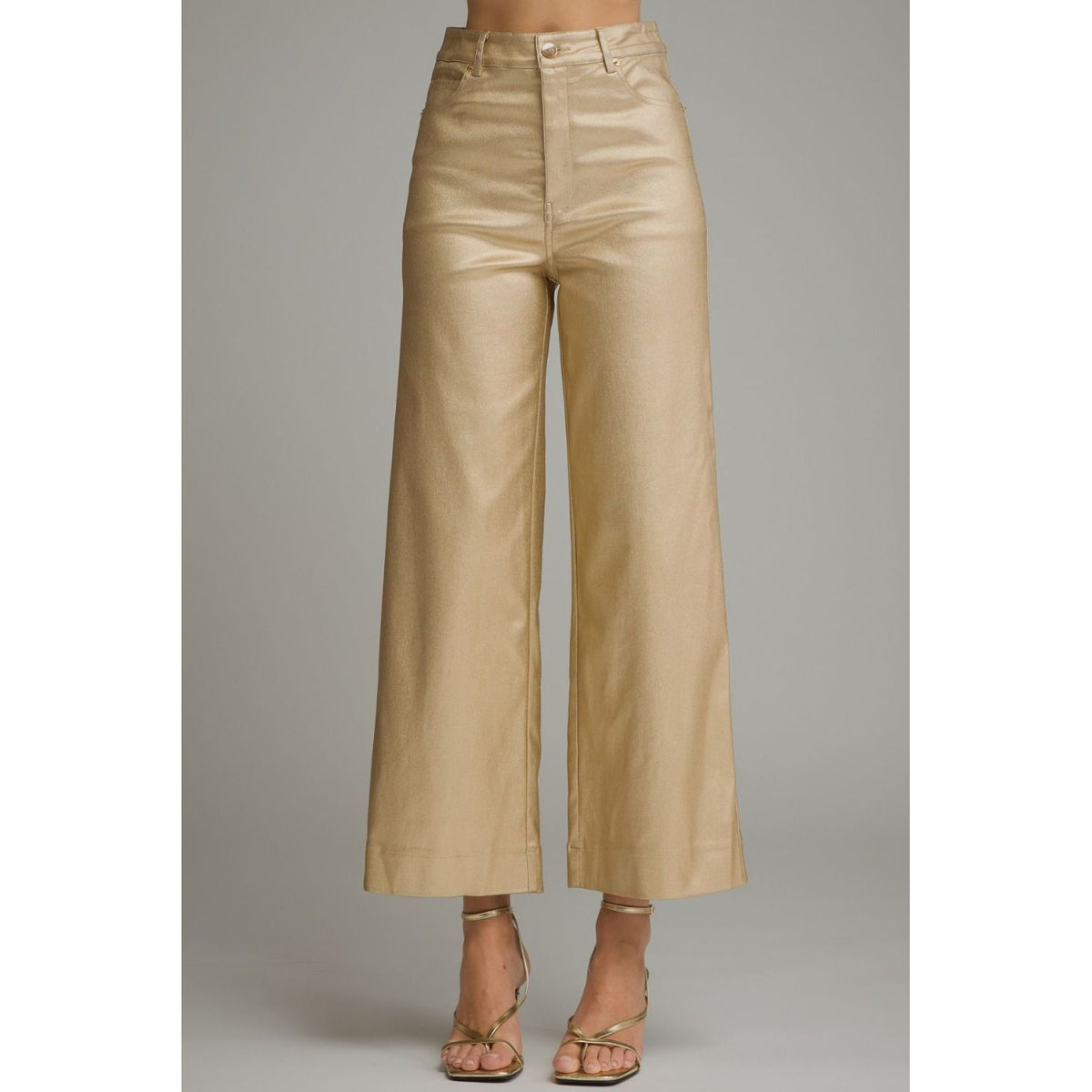 Cher Gold Metallic pants