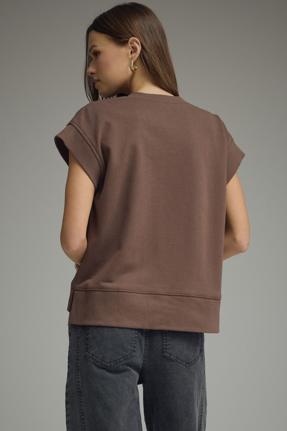 Rae Knit Top (Brown)