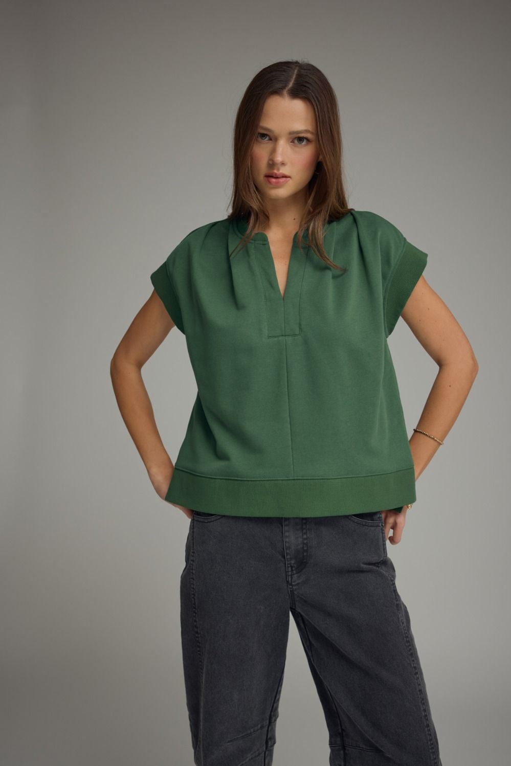 Rae Knit Top (Green)