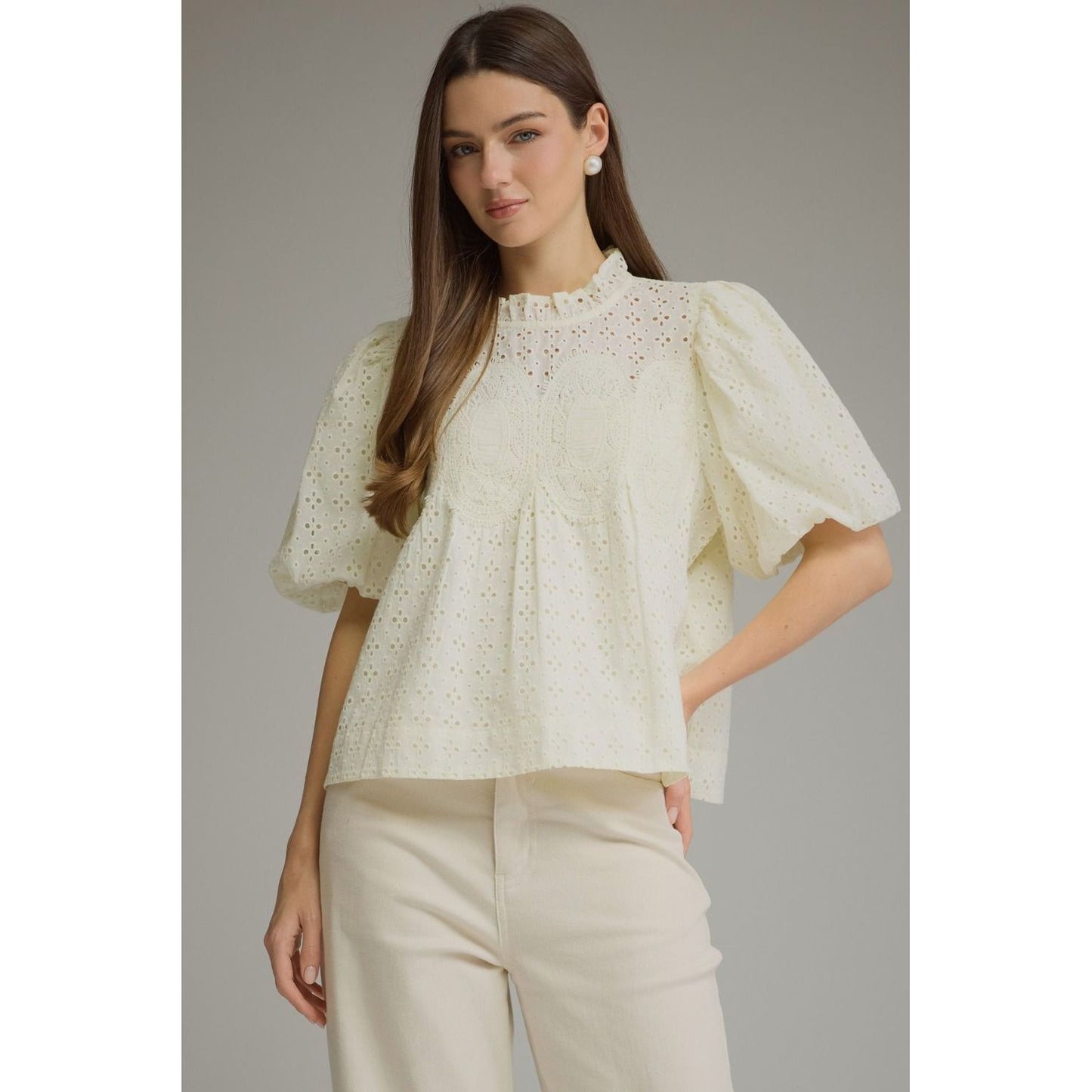 Melanie Blouse (cream)