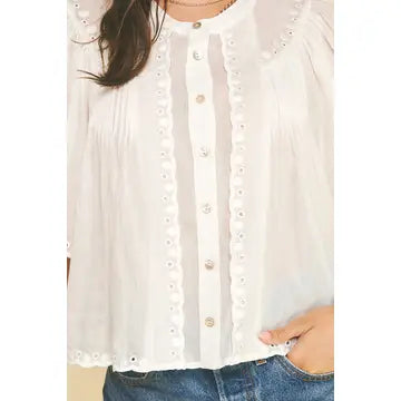 Adeline Eyelet Blouse