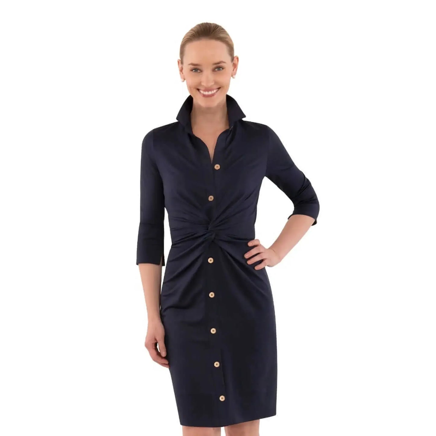 Trista Dress (Navy)