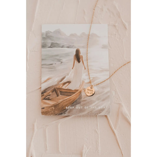 Step Out Disc Necklace