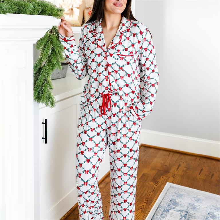 Charlotte Pajama Set (Lattice Garden)