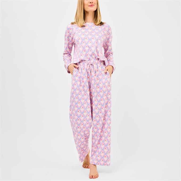 Annie Pajama Set (Santa Baby/Bows)