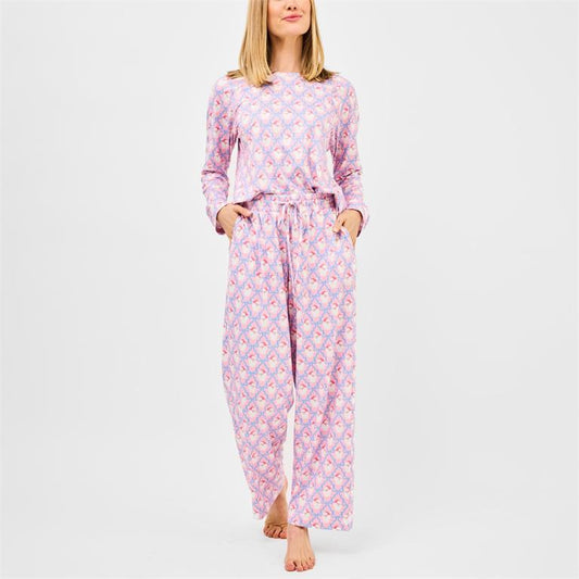 Annie Pajama Set (Santa Baby/Bows)