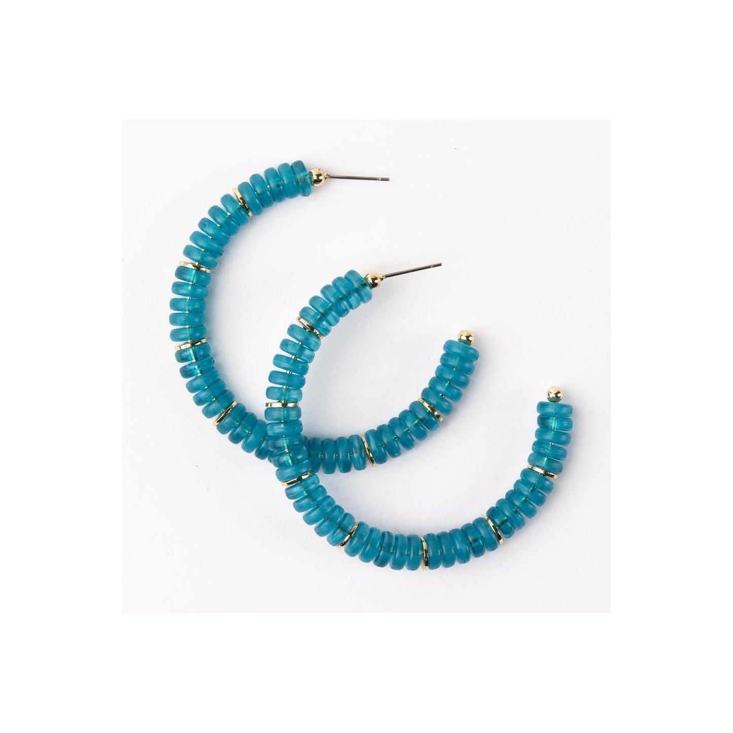 Olivia Earrings - Aqua
