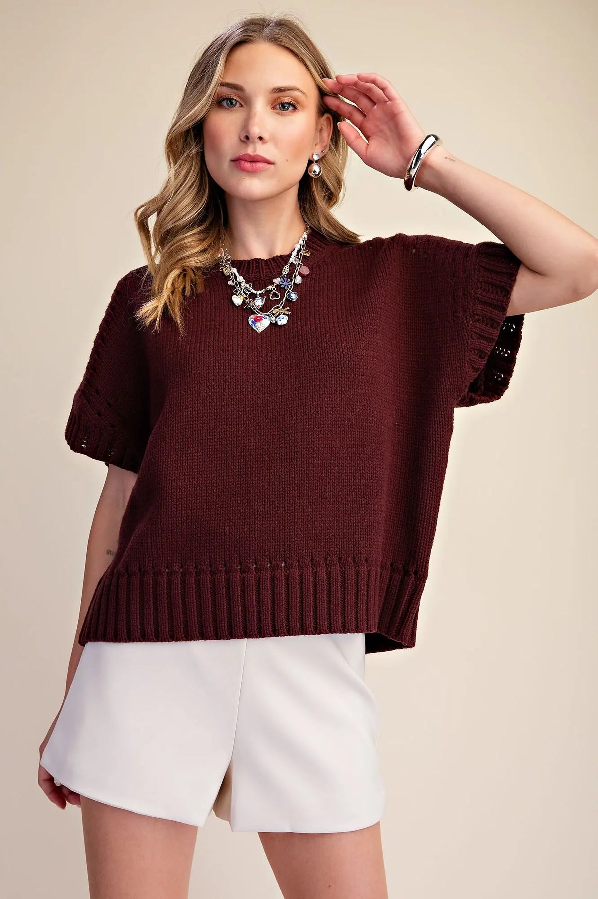 Chestnut Knit Pullover